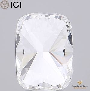 ใบรับรอง IGI เพชรทรงคุชชั่นสี E ความสะอาด VVS2 น้ำหนัก 3.50 กะรัต เพชร CVD ที่เพาะเลี้ยงในห้องปฏิบัติการ สำหรับจี้เพชรเดี่ยวสำหรับผู้หญิง - Product Image 4