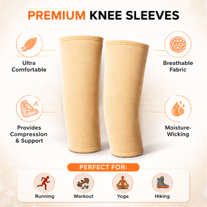 <b>Knee</b> Brace <b>Compression</b> Sleeve | Breathable Elastic <b>Support</b> for Joint Pain Relief, Sports Gym Running Stability <b>Support</b> Men Women - Product Image 6