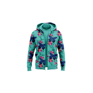 High Quality Eco-Friendly Sublimation Zipper Hoodie Unisex Regular Fit Winter Customized <b>Hoodies</b> - Product Image 3