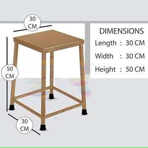 Modern Soft Foldable Metal <b>Stool</b> with Rope Design <b>for</b> Home Decoration in Living Room Bedroom Entry - Product Image 6