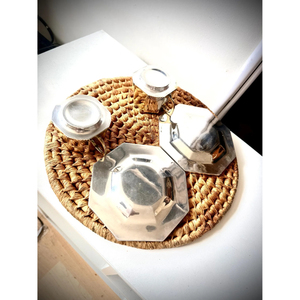Juego de Taza y Platillo de Latón Pulido Hecho a Mano Estilo Vintage, Calidad Premium, Estilo Americano, Regalos de Diwali, Suministros de Café de la India - Product Image 3