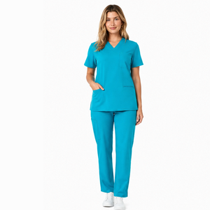 Tenue Médicale Personnalisée pour le Personnel Hospitalier – Ensemble Blouse et Pantalon Respirant pour Médecins, Infirmières et Professionnels de Santé – Fournisseur - Product Image 3