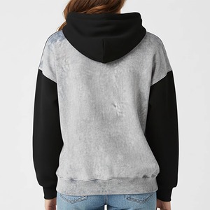OEM Custom Logo Hoodies Women's <b>Plain</b> Embroidered Loose <b>Jumper</b> 100%Cotton Sweatshirts Women Oversized Essentials Hoodies - Product Image 5