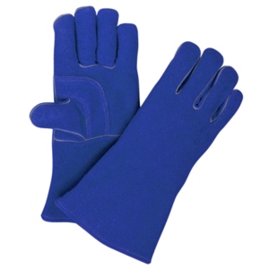 Gants de sécurité en cuir de vachette de qualité supérieure, entièrement doublés de polaire, protection industrielle pour les mains des soudeurs, gants de soudage - Product Image 6