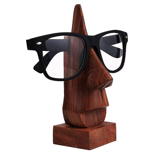 Soporte para Gafas Hecho a Mano en Madera de Mango |   Soporte para Gafas que se Adapta a la Forma del Rostro |   Organizador de Gafas de Sol Ecológico, Decoración para el Hogar y el Escritorio - Product Image 3
