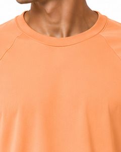 T-shirt Homme Lavande Violet Manches Courtes Col Rond Uni Décontracté Streetwear Logo Personnalisé Oversize Tendance Doux Premium - Product Image 5