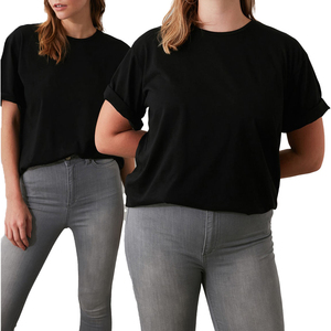 Fabrication OEM de t-shirts pour femmes de haute qualité, design vintage personnalisé avec logo, doux, respirant, écologique, pour l'été - Product Image 2