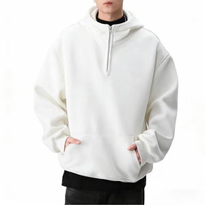 Sudadera con capucha con cremallera al por mayor, con logo personalizado, unisex, de alta calidad, de peso pesado, con cremallera completa y corte cropped, nueva. - Product Image 4