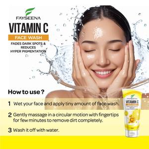 Nettoyant visage à la vitamine C de qualité supérieure pour les soins quotidiens de la peau, pour une peau claire et lisse. Disponible à la qualité et au prix d'exportation. - Product Image 4