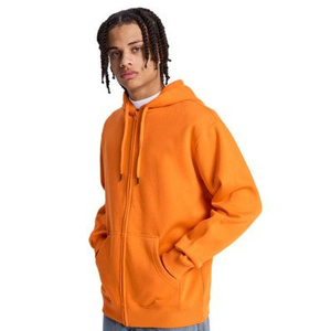 Sweat-shirt à capuche zippé décontracté pour homme, 470 GSM, coton French Terry, streetwear lourd, fermeture éclair intégrale, fabricant OEM, marque privée - Product Image 3