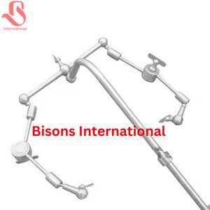 ที่ยึดเครื่องมือผ่าตัดแบบดึงกลับได้สองแขน รุ่น Hydra ของ BISONS Wholesale Manual ทำจากสแตนเลส ได้รับการรับรองมาตรฐาน CE - Product Image 4