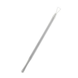 Pedicure Manicure Tools Nail <b>File</b> Dead Skin Push Cuticle Remover Nail Pusher Gold Stainless Steel Cuticle Pusher Nail Art - Product Image 3