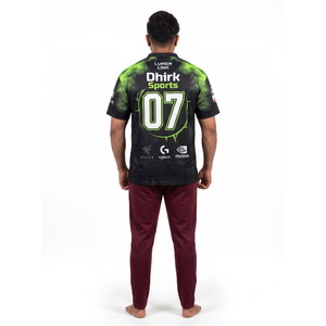 Camiseta Deportiva Personalizable de Poliéster 100% Interlock/Malla Birdseye de 220g con Cuello Redondo, Reversible y Sublimada para Hombre - Product Image 2