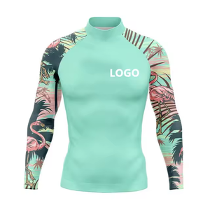 Rashguard Deportivo Personalizado al Por Mayor, OEM, Mejores Ventas, Rashguard Estampado BJJ, Color Sólido, MMA, Rashguard para Hombre, Precio al Por Mayor - Product Image 1