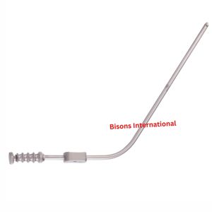 Tubo de succión quirúrgico manual de alta calidad al por mayor, de acero inoxidable, para instrumentos médicos de succión ORL, reutilizable, con certificación CE - Product Image 3