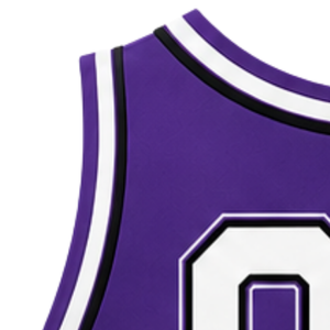 Haut court sans manches pour femme, col en V, violet, blanc, noir, pour cheerleading, performance athlétique, uniforme d'équipe, compétition sportive - Product Image 4