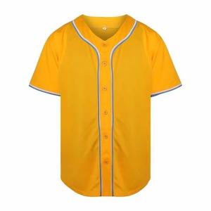 Fabrication sur mesure OEM, fourniture en gros de maillots de baseball en tissu absorbant la transpiration, maillot de baseball confortable - Product Image 5
