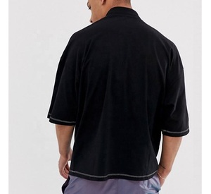 Camiseta de Hombre de Calidad Premium, Corte Holgado, Hombros Caídos, Cuello Redondo, Tejido de Punto Largo, Transpirable y Ecológico - Product Image 6