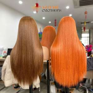 High Quality Wig Bone Straight Super Double Drawn Various Color Raw Virgin 100% Vietnamese Human Hair Extensions - Product Image 2