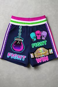 Shorts de boxe en tissu polyester, vêtements de sport, impression personnalisée, sublimation, broderie de logo, respirant, taille personnalisée - Product Image 3