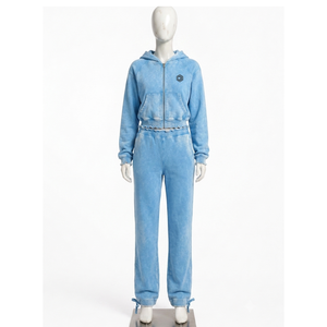 Ensemble de survêtement en molleton pour femmes, 2 pièces, sweat-shirt à capuche décontracté, pantalon de survêtement long avec poche, coupe classique, à porter toute l'année - Product Image 3