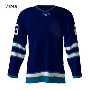 Custom Hockey Jersey Printed Anti-Bacterial Smyl OEM ODM Factory Pro Style Heavyweight Mesh Team Uniform Wholesale Stitched Logo - Product Image 6