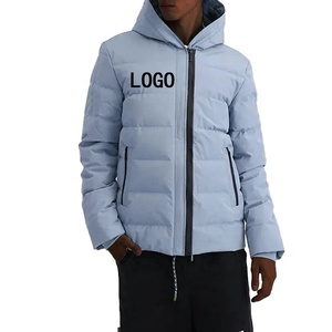 Chaqueta acolchada ligera de alta calidad de primera calidad, chaquetas acolchadas para exteriores de estilo informal para hombre, ropa de calle, abrigo con logotipo impreso - Product Image 1