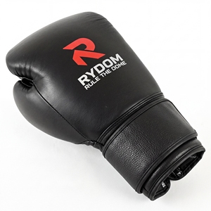 Gants de boxe RYDOM 16oz en cuir à lacets, gants d'entraînement à doigts entiers pour adultes, équipement de frappe en cuir de vachette - Product Image 6