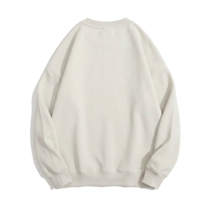 Pull à col zippé pour femme, coupe ample, en tissu French Terry léger, broderie personnalisée, fournisseur de vêtements en gros - Product Image 2