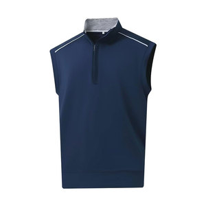 Chaleco ligero de softshell para hombre, con cremallera, forro polar, cortavientos, sin mangas, para golf, correr, senderismo, chalecos deportivos - Product Image 6