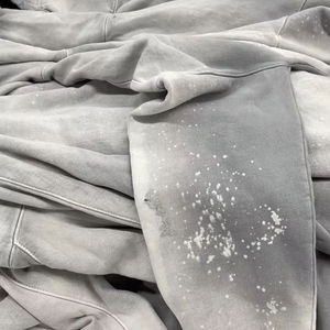 Ensemble de survêtement streetwear OEM pour homme, sweat à capuche et pantalon de jogging délavé à l'acide, vente en gros, fabricant de coton - Product Image 3