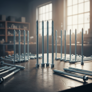 สกรูเกลียวบางส่วนหัวหกเหลี่ยมเหล็กกล้าคาร์บอนเคลือบสังกะสี ความแข็งแรงสูง ระดับ 4.8 6.8 ขนาด M6-M12 เมตริก/นิ้ว มาตรฐาน DIN/ANSI PDC - Product Image 1