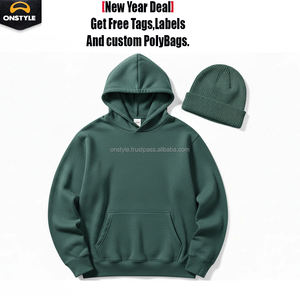 Oferta de Año Nuevo de ONSTYLE SPORTS, Sudadera con Capucha Vintage de Primera Calidad para Hombre, de Forro Polar, para Primavera, de Algodón Suave, Cálida, Duradera, Informal, para Calle - Product Image 2