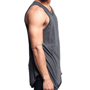 Débardeurs en Spandex d'été, T-shirts sans manches unis, Débardeur pour hommes, Débardeur de sport, Vêtements de fitness, Débardeurs d'entraînement pour hommes - Product Image 2