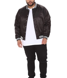 Custom Made Waterproof Knitted Satin Varsity Baseball Jacket for <b>Men</b> Winter - Product Image 4