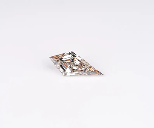 Diamant de laboratoire couleur champagne 0,95 CT, diamant de laboratoire taille cerf-volant, diamant fantaisie de couleur créée en laboratoire pour pendentifs et bagues - Product Image 5