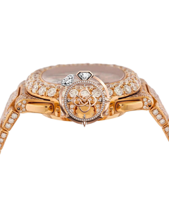 Reloj de Lujo con Esfera Redonda de Moissanita para Hombre, Reloj de Pulsera con Brazalete de Diamantes Completos - Product Image 4