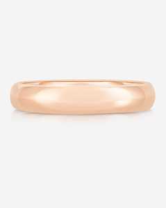 4mm <b>Plain</b> Wedding Bands 10k 14k Solid Gold Solitaire Straight Chunky Stackable <b>Ring</b> Men's Luxury Fine Jewelry Bulk Factory Price - Product Image 5