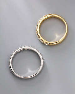 IGI/GIA Lab Grown Cut Diamond Vintage 14K Anillo de boda/compromiso amarillo Unisex Oro blanco fino para fiesta de aniversario-Worthy - Product Image 3