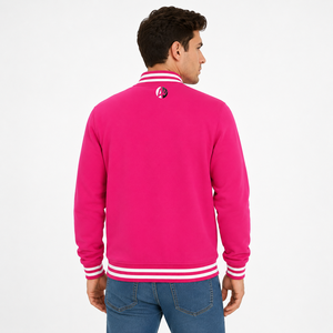 Durable varsity jacket <b>crafted</b> with fashionable sporty character and soft comfort for practical stylish daily outerwear use - Product Image 3