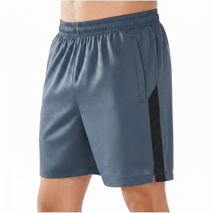 Shorts de sport vintage personnalisés en coton respirant pour hommes, séchage rapide, anti-plis, imperméables, légers et élastiques pour l'entraînement de basketball - Product Image 1