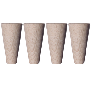 Pieds de meubles en bois massif OEM, robustes, pour remplacement de canapé, composants pour canapé et meubles de rangement - Product Image 4