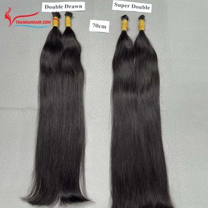 Extensions de cheveux Remy vierges vietnamiennes de haute qualité 100% paquets de cheveux en vrac alignés sur les cuticules 100g qu'un cheveu - Product Image 2