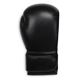 Guantes de Boxeo de Cuero con Cordones, Protección Completa para los Dedos, Equipo de Entrenamiento Profesional para Adultos, Color Negro - Product Image 2