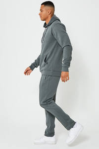 Ensemble de pantalons de survêtement à capuche en coton épais pour hommes Fit StreetWear Survêtement imprimé personnalisé - Product Image 2