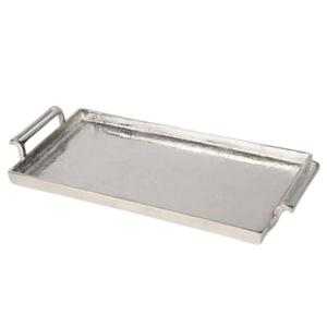 Metal Rectangular Decorative Trays With <b>Bow</b> Handles 2Pcs For Serving And Display Snacks Desserts Party Birthday Use Tableware - Product Image 4