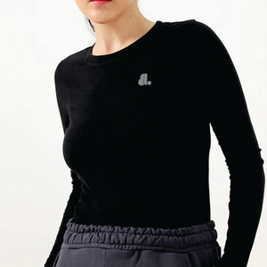 Camiseta de Cuello Redondo para Mujer, Ecológica, 100% Algodón Orgánico, Informal, Transpirable, de Secado Rápido, con Logotipo - Product Image 6