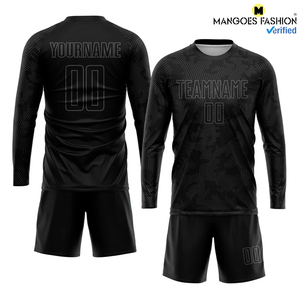 Maillot de football personnalisé gris noir-camo avec transfert thermique, tissu personnalisé, logo personnalisé, nom d'équipe personnalisé pour adultes unisexes - Product Image 5