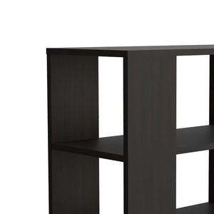 Tavolino Laterale Open Storage in Wengue Melaminico - Tavoli Consolle - Product Image 3