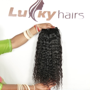 Mèches de cheveux vierges bruts vietnamiens, sans traitement chimique, cuticules alignées, bouclées, couleur noire naturelle, pour tissage, en gros, bon marché, texture profondément ondulée - Product Image 5